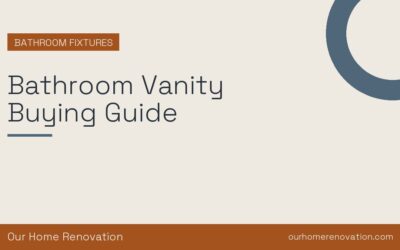 Bathroom Vanity Buying Guide