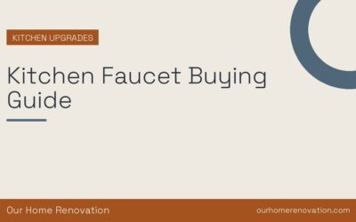 Kitchen Faucet Buying Guide
