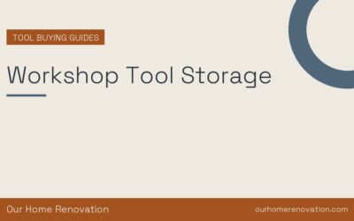 Workshop Tool Storage